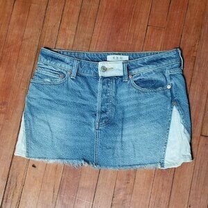 We The Free People Womens Denim Mini Skirt